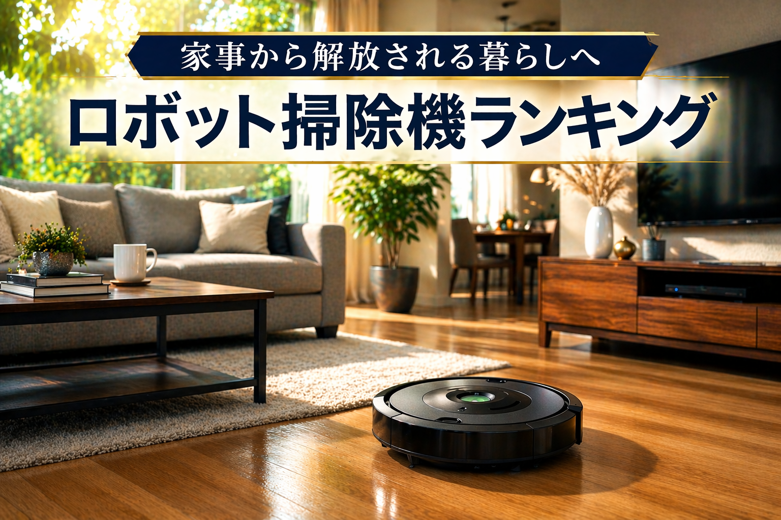 家事から解放される暮らしへ ロボット掃除機ランキング
