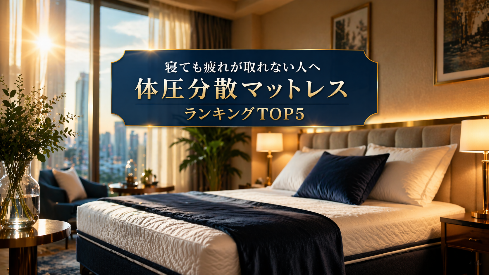 寝ても疲れが取れない人へ｜体圧分散に優れたマットレスランキングTOP5