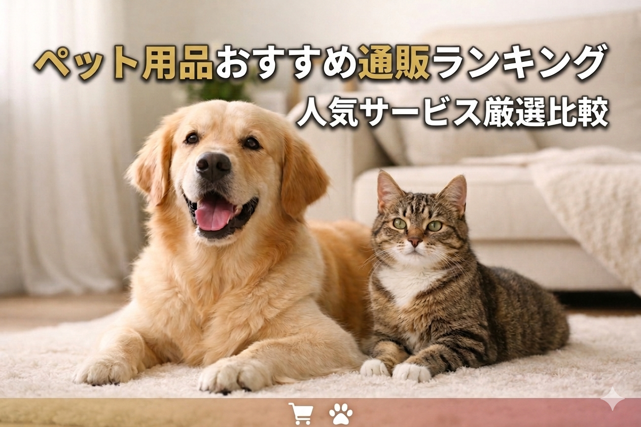 ペット用品通販おすすめランキング 人気ブランドを比較してわかった本当に選ぶべきサービス